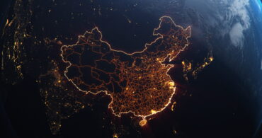 Planet Earth from Space People’s Republic of China highlighted